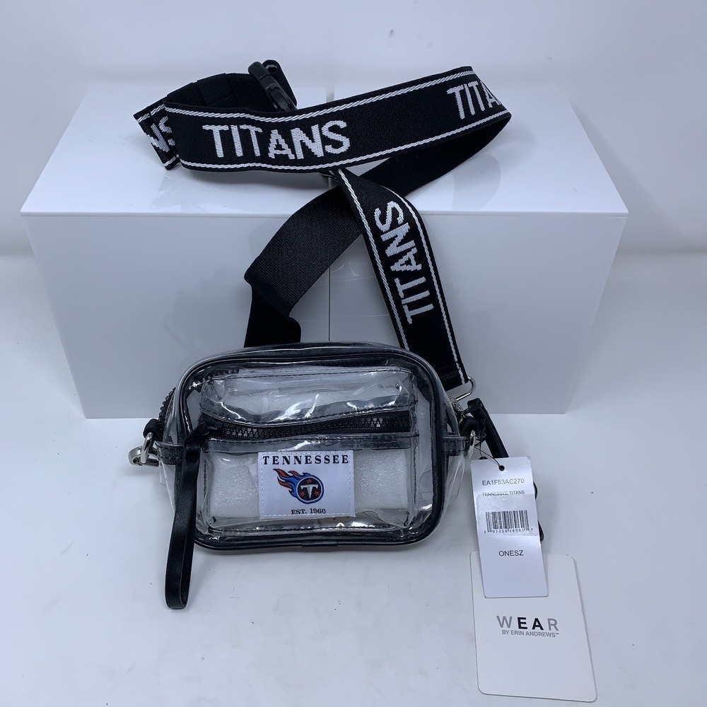 Tennessee Titans WEAR by Erin Andrews Clear Stadium Fanny Pack NWT